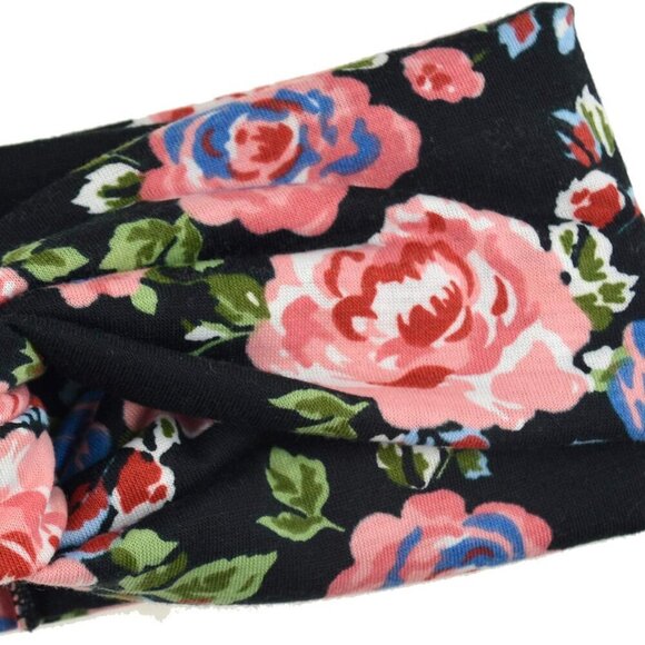 Women Headbands 8 Pack Cotton Nylon Elastic Sports Hair Accessories main image 7